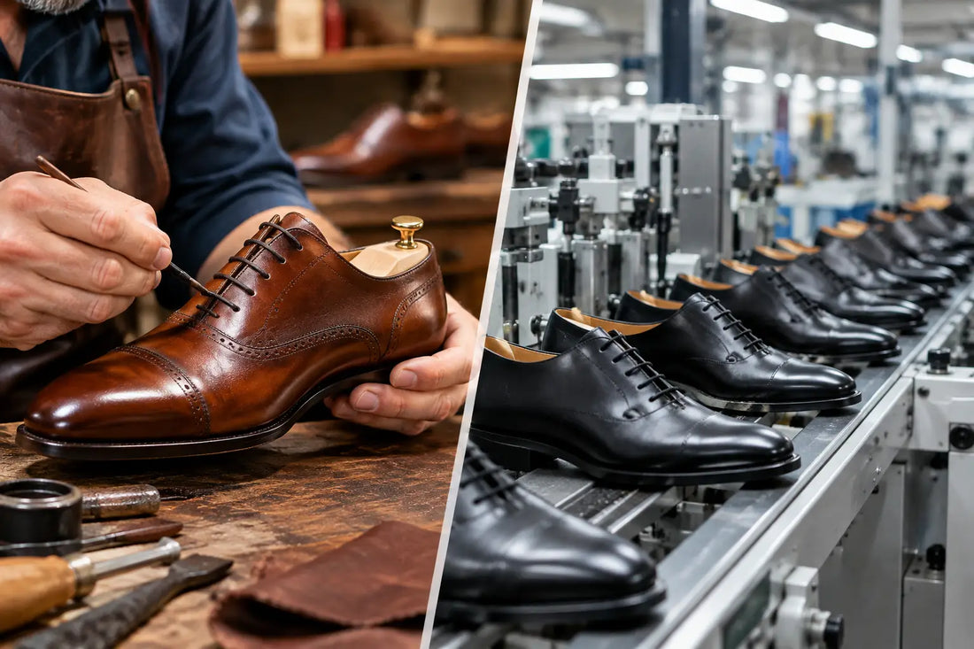 Italian Craftsmanship vs Factory Made Shoes